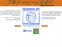Tablet Screenshot of melissinos-art.com